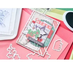 Sizzix Stanzschablone und Clear Stamps 