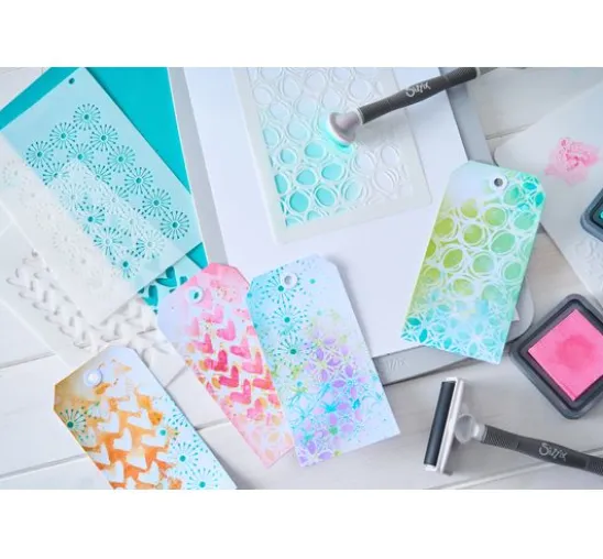 Sizzix Stencil Set "Backgrounds"