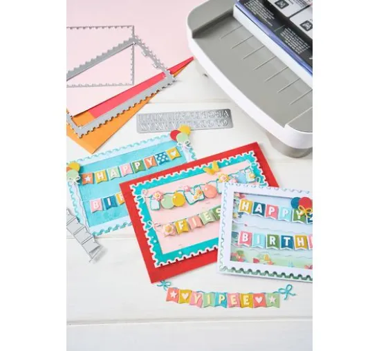 Sizzix Thinlits Stanzschablone "All about Banners"