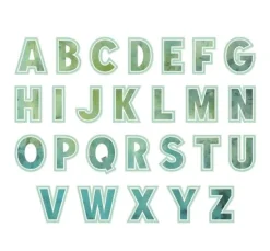 Sizzix Thinlits Stanzschablone "Alphabet by 49 and Market"