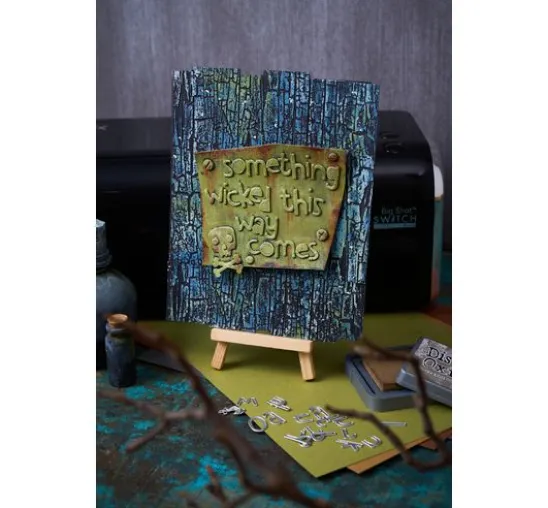Sizzix Thinlits Stanzschablone "Alphanumeric Cutout Lower by Tim Holtz"