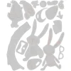 Sizzix Thinlits Stanzschablone "Bunny + Chick by Tim Holtz"