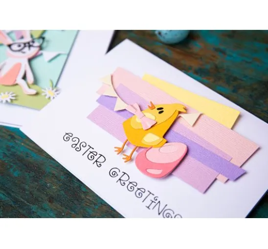 Sizzix Thinlits Stanzschablone "Bunny + Chick by Tim Holtz"