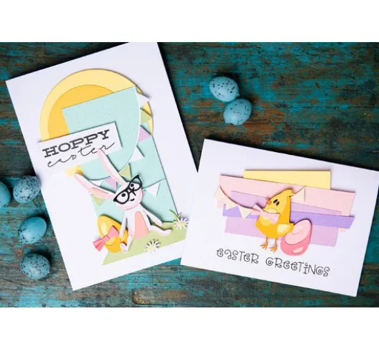 Sizzix Thinlits Stanzschablone "Bunny + Chick by Tim Holtz"
