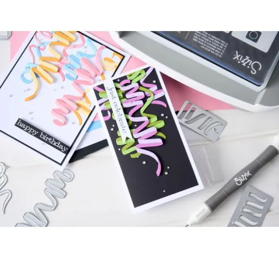Sizzix Thinlits Stanzschablone "Celebration Streamers by Tim Holtz"