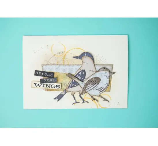 Sizzix Thinlits Stanzschablone "Feathered Friends by Tim Holtz"
