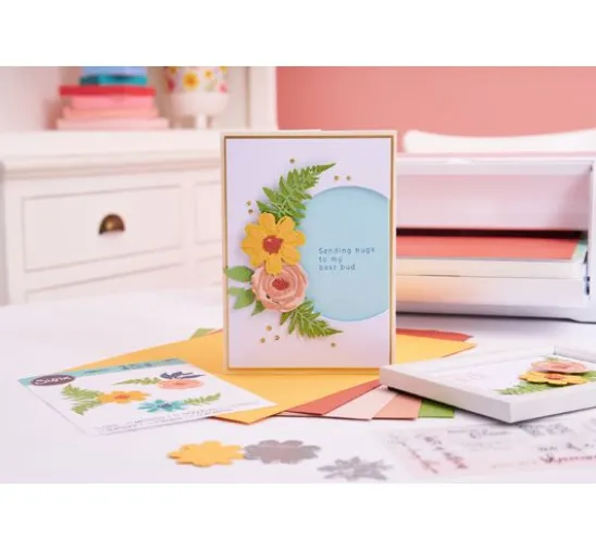 Sizzix Thinlits Stanzschablone "Flowers & Fern"