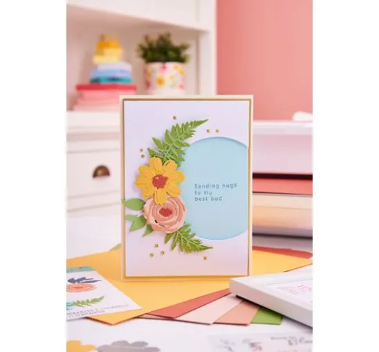 Sizzix Thinlits Stanzschablone "Flowers & Fern"