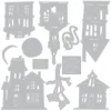 Sizzix Thinlits Stanzschablone "Ghost Town by Tim Holtz"