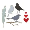 Sizzix Thinlits Stanzschablone "Lovebirds by Tim Holtz"