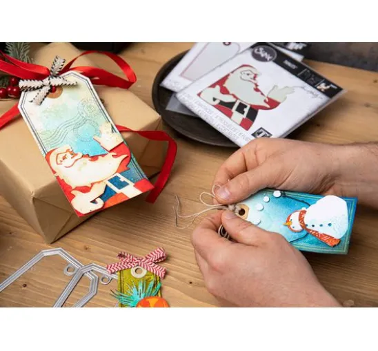 Sizzix Thinlits Stanzschablone "Retro Santa by Tim Holtz"