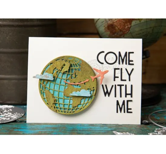 Sizzix Thinlits Stanzschablone "World Travel by Tim Holtz"