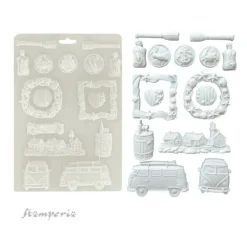 Soft Modellierform A4 "Silent Sea"