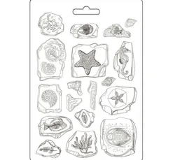 Soft Modellierform A5 "Silent Sea - Fossils"