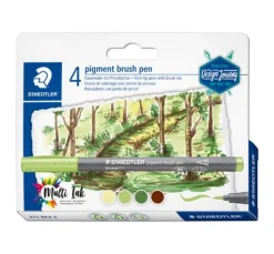 STAEDTLER Brush Pens, 4er-Set