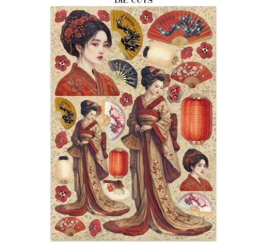 Stamperia A5 Junk Journal Focus Points "Oriental Garden"