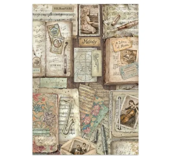 Stamperia A5 Junk Journal Focus Points "Symphony"