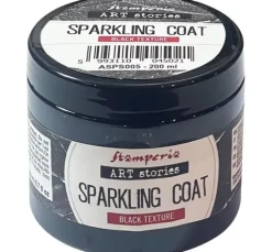 Stamperia Black Sparkling Coat