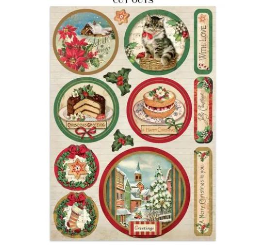 Stamperia Junk Journal Book "Classic Christmas"