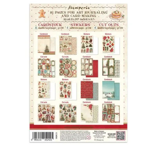 Stamperia Junk Journal Book "Classic Christmas"
