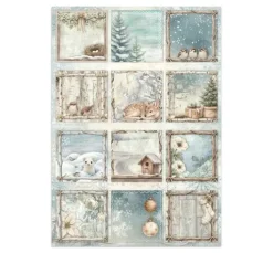 Stamperia Junk Journal Book "White Christmas"