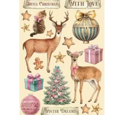 Stamperia Lasercut-Motive "Winter Magic"