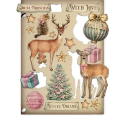 Stamperia Lasercut-Motive "Winter Magic"
