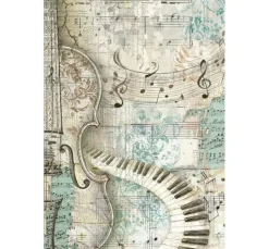 Stamperia Motiv-Strohseide Backgrounds
