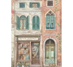 Stamperia Motiv-Strohseide "Venice City of Art - Legatoria"