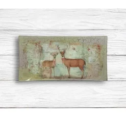 Stamperia Motiv-Strohseide "Winter Magic - Deer"