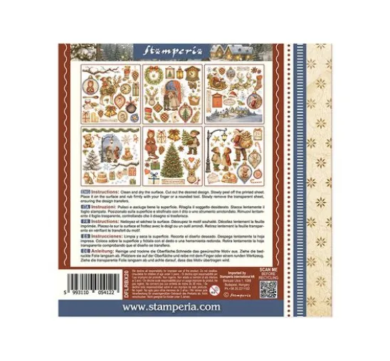 Stamperia Rub On Sortiment "Silent Night"