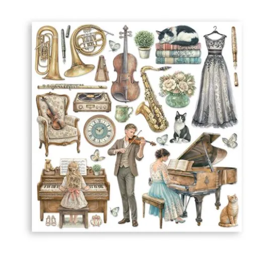 Stamperia Scrapbook-Block "Symphony"