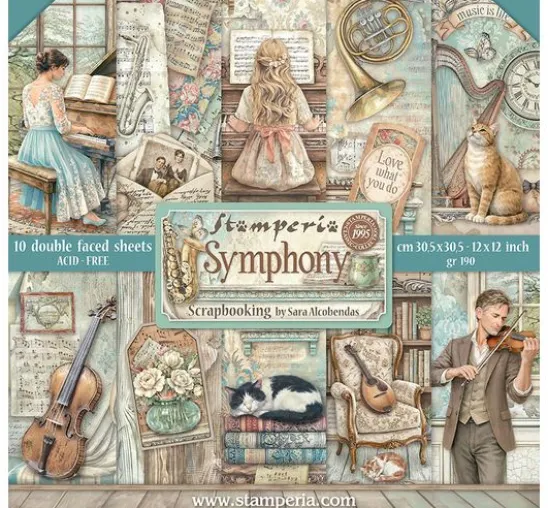 Stamperia Scrapbook-Block "Symphony"