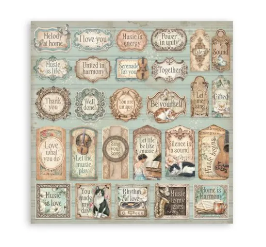 Stamperia Scrapbook-Block "Symphony"