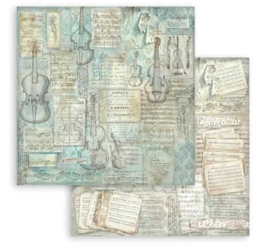 Stamperia Scrapbook-Block "Symphony Backgrounds"