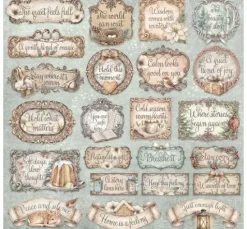 Stamperia Scrapbook-Block "White Christmas"