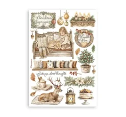 Stamperia Washi Pad "White Christmas"