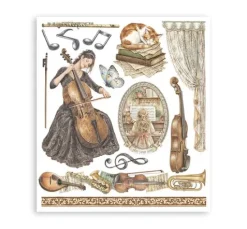 Stamperia XL Rub On Sortiment "Symphony"