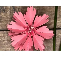 Stanzschablonen-Faltblume 