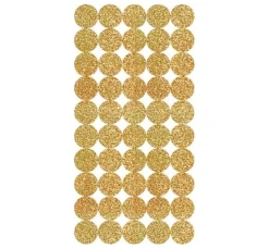 Sticker "Kreise gold", 200 Stück