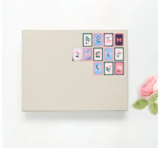 Stickerrolle "Briefmarken"