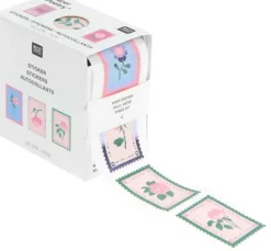 Stickerrolle "Briefmarken"