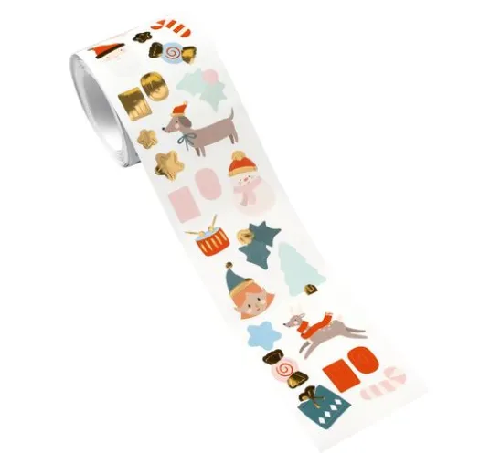 Stickerrolle "Winterzeit"