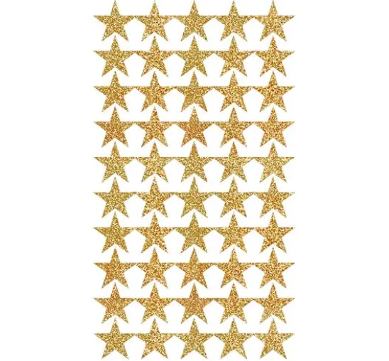 Sticker "Sterne gold"