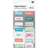 Sticker "Wochentage", 4 Blatt