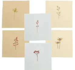 Stickpackung "Blumen und Gräser", vorgezeichnet