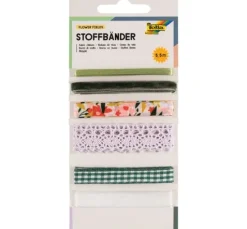 Stoffbänder-Mix "Flower Fields"