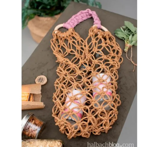Strickschlauch aus Papiergarn, 30m