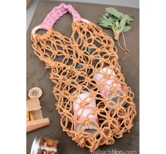 Strickschlauch aus Papiergarn, 30m
