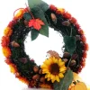 Strohblumenköpfe